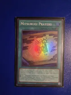 Mitsurugi Prayers OP29-EN011 Super Rare Yu-Gi-Oh Card OTS Tournament Pack 29 - Image 1