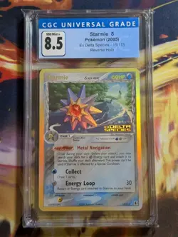 CGC 8.5 Starmie 15/113 Reverse Holo Rare EX Delta Species Pokemon Card - Image 1