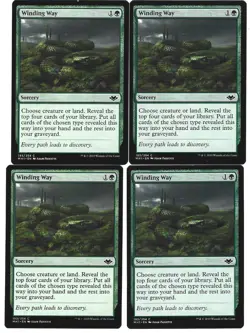 Winding Way x4 9/10 NM- Magic M:tG Modern Horizons 1 GMH1WW-02 - Image 1
