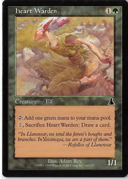 Heart Warden *PLAYSET* Magic MtG x4 Urza's Destiny SP - Image 1