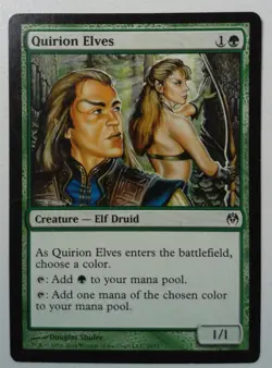 Quirion Elves *Common* Magic MtG x1 Phyrexia vs The Coalition MP - Image 1