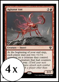 MTG - 4 x Agitator Ant - Karlov Manor Commander - Playset 4x x4 - Image 1