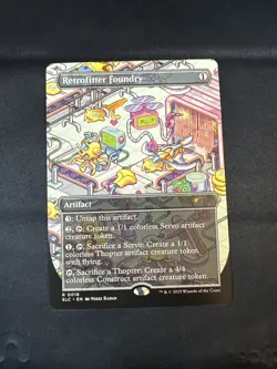 Retrofitter Foundry Secret Lair MTG Encyclopedia of Magic Borderless NON-FOIL - Image 1