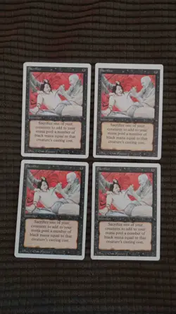 Magic: the Gathering / MtG Sacrifice x4 Revised - Image 1