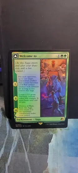 Magic The Gathering Jurassic world collection Welcome to... Borderless Foil - Image 1