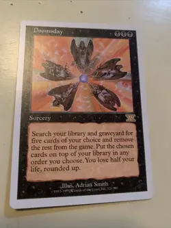 MTG: Doomsday | Edition: Classic Sixth Edition | Rare Sorcery | Near Mint - Image 1