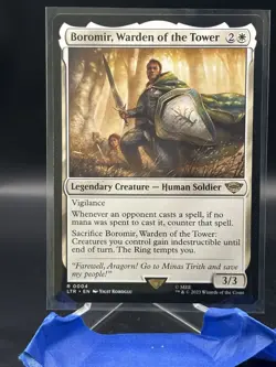 MTG - Boromir, Warden of the Tower LTR Regular Rare #0004 - Image 1