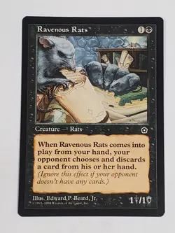 MTG Ravenous Rats (Portal II/Black/C) - BGM - Image 1