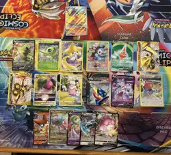 Pokemon Card Lot Full Art Alt Art Fire Tyranitar Mewtwo Jirachi Celebi Piplup - Image 1