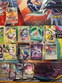 Pokemon Card Lot Full Art Alt Art Fire Tyranitar Mewtwo Jirachi Celebi Piplup - Image 2