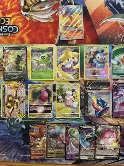 Pokemon Card Lot Full Art Alt Art Fire Tyranitar Mewtwo Jirachi Celebi Piplup - Image 3