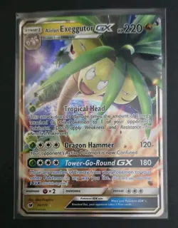 2017 Pokemon Sun & Moon Crimson Invasion Exeggutor GX #74/111 - Image 1