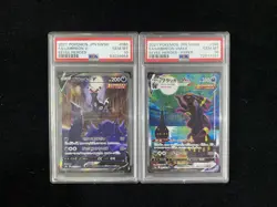 LOT 2 PSA 10 Pokemon TCG Japanese S6a Eevee Heroes Umbreon V VMAX 095/069 HZ - Image 1