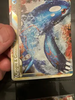 Pokemon TCG Kyogre & Groudon LEGEND (Both Halves) Undaunted 87+88/90 Holo Swirl - Image 5