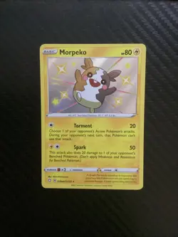 Pokemon TCG English Morpeko SV044/SV122 Shining Fates: Shiny Vault Holo NM - Image 1