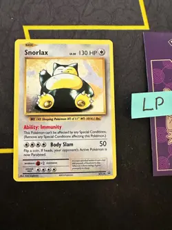 Pokemon TCG Snorlax XY179 Black Star Promo Holo💎LP💎 - Image 1