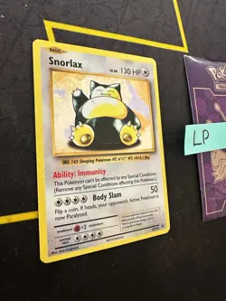 Pokemon TCG Snorlax XY179 Black Star Promo Holo💎LP💎 - Image 2