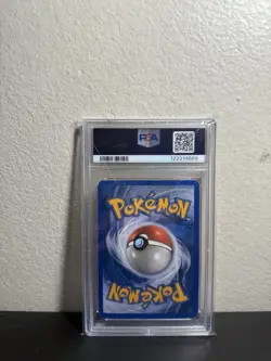 Pokemon 2005 Gold Star Entei Holo Ex Unseen Forces #113 PSA 2 - Image 2