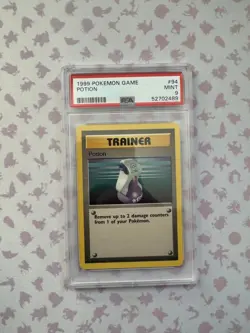 Potion Pokemon Game 1999 PSA 9 Mint #94/102 Base Set Unlimited - Image 1