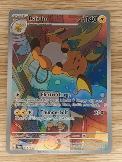 2023 Pokemon Paldea Evolved 211/193 Raichu Special Illustration Rare - Image 1