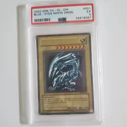2002 Sdk Yu Gi Oh Blue Eyes White Dragon Psa 5 Sdk 001 - Image 1