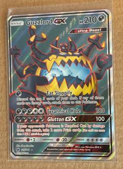 Guzzlord GX - Crimson Invasion #063/111 Holo 2017 Pokemon Trading Card. - Image 1
