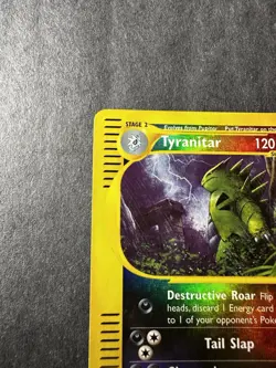 Tyranitar 40/147 - Holo Rare - Aquapolis - Vintage Pokemon Card - NM/Mint - Image 2