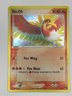 Ho-Oh 1/17 2007 Pop Series 5 Promo Holo Rare Pokemon Card NM - Image 1