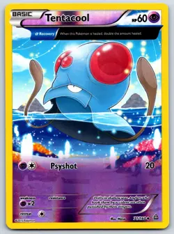 Tentacool - Reverse Holo - XY Primal Clash 71/160 Pokemon 151 Card NM - Image 1