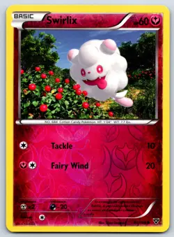 Swirlix - Reverse Holo - XY Base Set 94/146 Pokemon Card NM - Image 1