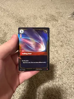 Rare Holo Falling Star Card Riftbound - Image 1