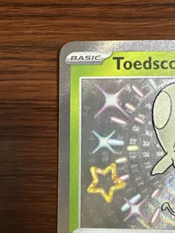 Toedscool Paldean Fates Holo Shiny Rare Card 105/091 Pokemon TCG - Image 3