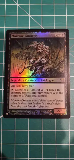 Magic the Gathering Marrow-Gnawer Card Near Mint Condition The List Foil - Image 1