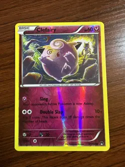 Clefairy 81/122 Common Reverse Holo Card Breakpoint Pokemon TCG - Image 1