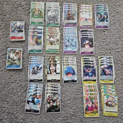 One Piece TCG EB01 Common Bulk Playsets (4x -Commons) Over 100+ Cards Ccg - Image 1