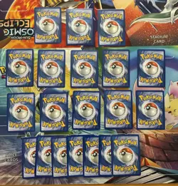 Vintage Pokemon Card Lot Reverse Holo Fire Snorlax Delcatty Golem Cleffa Kyogre - Image 3