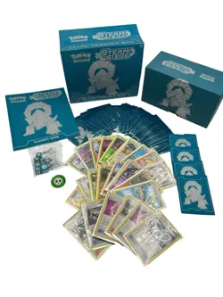 Pokemon Steam Siege Elite Trainer Box -w/Contents,Cards, Dice,Covers READ INCOMP 820650801433 - Image 1