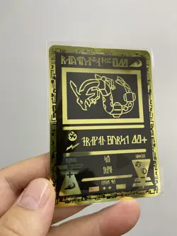 Wizard 1999-2000 Gold Metal Pokemon Card-Collectible Gift Display！ - Image 1