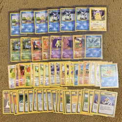 Vintage WOTC Pokemon Card Lot of 57 Commons Base Set/Fossil - Image 1