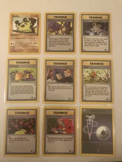 Lot Of 9 Team Rocket Set Pokemon Cards - Image 1