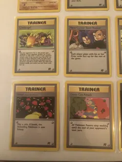 Lot Of 9 Team Rocket Set Pokemon Cards - Image 3