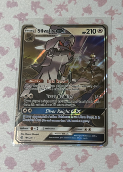 Silvally GX 184/236 Cosmic Eclipse Holo LP Pokemon TCG Sun & Moon Card - Image 1