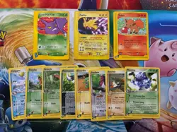 Vintage Pokemon Card Lot E Series Holo Etc Zapdos Crobat Weezing - Image 1