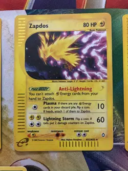 Vintage Pokemon Card Lot E Series Holo Etc Zapdos Crobat Weezing - Image 2