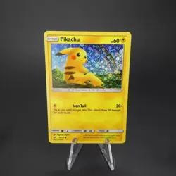 Pikachu 28/73 Sequin Holo General Mills Promo Pokemon Card Shining Legends NM - Image 1