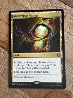 2025 Magic The Gathering Spider-Man R 0180 Multiversal Passage Trading Card - Image 1