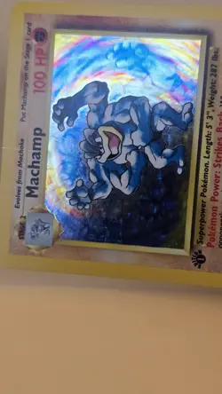 Pokemon TCG Machamp Holo 1st Edition Unlimited Rare Card Base Set 8/102 - Image 4