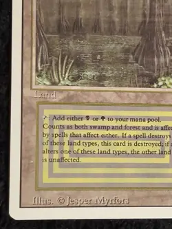 Bayou Magic the Gathering Revised Edition Authenticated - Image 4