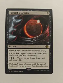 Insatiable Avarice (REGULAR) x1 - MTG Outlaws of Thunder Junction OTJ #91 - Image 1