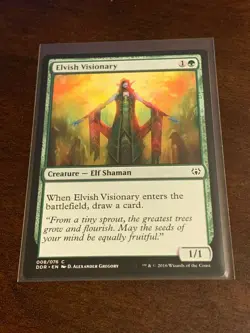 Magic the Gathering Nissa vs Ob Nixilis Elvish Visionary - Image 1